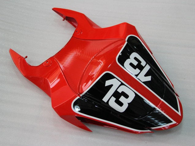 Suzuki GSXR 1000 Motorrad Verkleidung 2009-2016 - Rot Schwarz Weiss 13