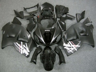 Suzuki GSXR 1300 Hayabusa Motorrad Verkleidung 1996-2007 - Matt Schwarz Hayabusa