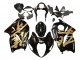 Suzuki GSXR 1300 Hayabusa Motorrad Verkleidung 1996-2007 - Glanzendes Schwarz Gold Hayabusa