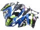 Suzuki GSXR 1300 Hayabusa Motorrad Verkleidung 1996-2007 - Blau Grun Hai 46