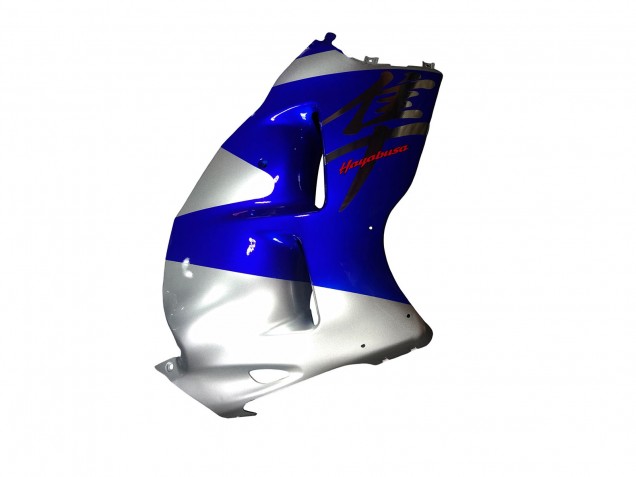 Suzuki GSXR 1300 Hayabusa Motorrad Verkleidung 1996-2007 - Blau Silber Hayabusa