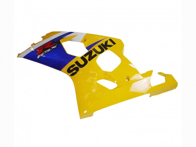 Suzuki GSXR 600 / GSXR 750 Motorrad Verkleidung 2004-2005 - Gelb Weiss Blau Schwarz
