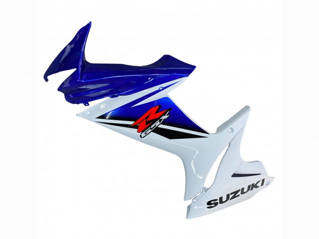 Suzuki GSXR 600 / GSXR 750 Motorrad Verkleidung 2011-2024 - Weiss Blau Rot