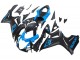 Suzuki GSXR 600 / GSXR 750 Motorrad Verkleidung 2011-2024 - Blau Matt Schwarz