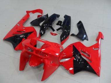 Kawasaki ZX9R Motorrad Verkleidung 1994-1997 - Rot Glanzendes Schwarz