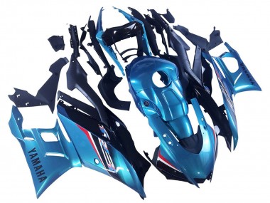 Yamaha YZF R3/R25 Motorrad Verkleidung 2019-2021 - Blau Schwarz