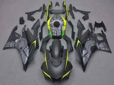 Yamaha YZF R3/R25 Motorrad Verkleidung 2022-2024 - Matt Schwarz Grau Gelb Grun