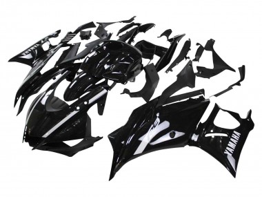 Yamaha YZF R3/R25 Motorrad Verkleidung 2022-2024 - Glanzendes Schwarz