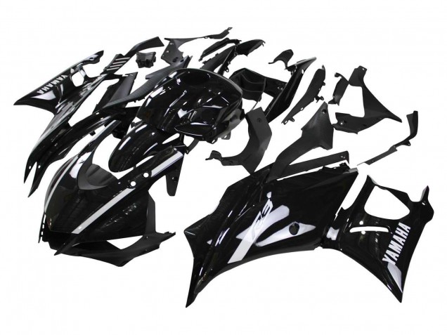 Yamaha YZF R3/R25 Motorrad Verkleidung 2022-2024 - Glanzendes Schwarz