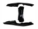 Yamaha YZF R3/R25 Motorrad Verkleidung 2022-2024 - Glanzendes Schwarz