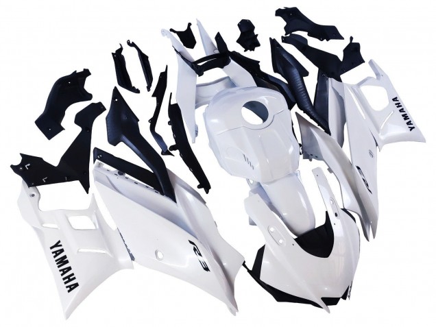 Yamaha YZF R3/R25 Motorrad Verkleidung 2022-2024 - Weiss