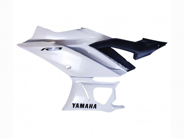 Yamaha YZF R3/R25 Motorrad Verkleidung 2022-2024 - Weiss