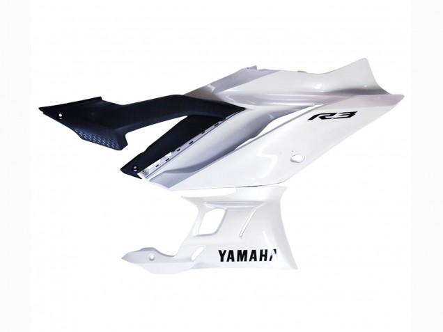Yamaha YZF R3/R25 Motorrad Verkleidung 2022-2024 - Weiss