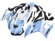 Yamaha YZF R3/R25 Motorrad Verkleidung 2022-2024 - Weiss Hellblau