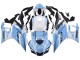 Yamaha YZF R3/R25 Motorrad Verkleidung 2022-2024 - Weiss Hellblau