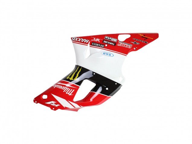 Yamaha YZF 1000 R1 Motorrad Verkleidung 1998-1999 - Rot Weiss Schwarz Gelb Monster Milwaukee MAXXIS 11