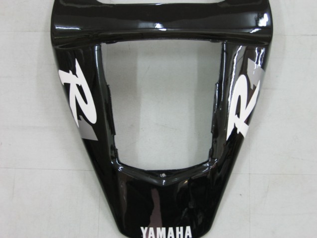 Yamaha YZF 1000 R1 Motorrad Verkleidung 2000-2001 - Glanzendes Schwarz Weiss Aufkleber