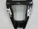 Yamaha YZF 1000 R1 Motorrad Verkleidung 2000-2001 - Glanzendes Schwarz Weiss Aufkleber