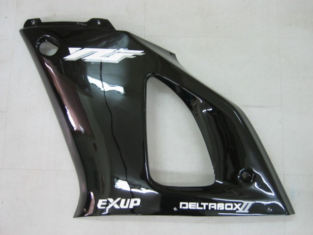 Yamaha YZF 1000 R1 Motorrad Verkleidung 2000-2001 - Glanzendes Schwarz Weiss Aufkleber