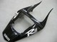 Yamaha YZF 1000 R1 Motorrad Verkleidung 2000-2001 - Glanzendes Schwarz Weiss Aufkleber