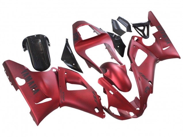 Yamaha YZF 1000 R1 Motorrad Verkleidung 2000-2001 - Matt Rot