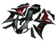 Yamaha YZF 1000 R1 Motorrad Verkleidung 2002-2003 - Rot Schwarz Flamme