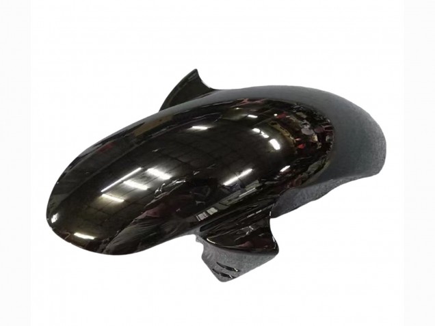 Yamaha YZF 1000 R1 Motorrad Verkleidung 2002-2003 - Glanzendes Schwarz Rot Flamme