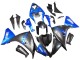 Yamaha YZF 1000 R1 Motorrad Verkleidung 2012-2014 - Blau Glanzendes Schwarz
