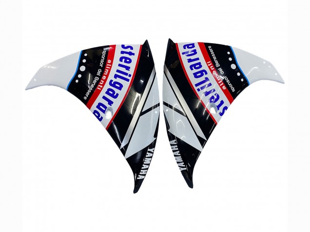 Yamaha YZF 1000 R1 Motorrad Verkleidung 2012-2014 - Glanzendes Schwarz Weiss Rot Fimer Yamalube Sterilgarda 87
