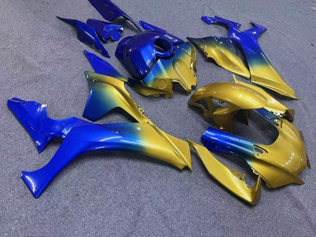 Yamaha YZF 1000 R1 Motorrad Verkleidung 2020-2025 - Blau Gold