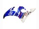 Yamaha YZF R6S Motorrad Verkleidung 2006-2009 - Weiss Blau Fiat Motul Kastinee