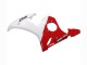 Yamaha YZF R6S Motorrad Verkleidung 2006-2009 - Weiss Rot