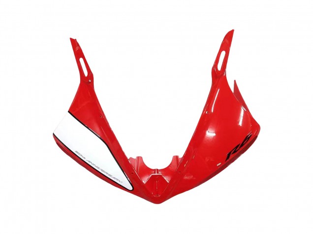 Yamaha YZF R6S Motorrad Verkleidung 2006-2009 - Weiss Rot Glanzendes Schwarz