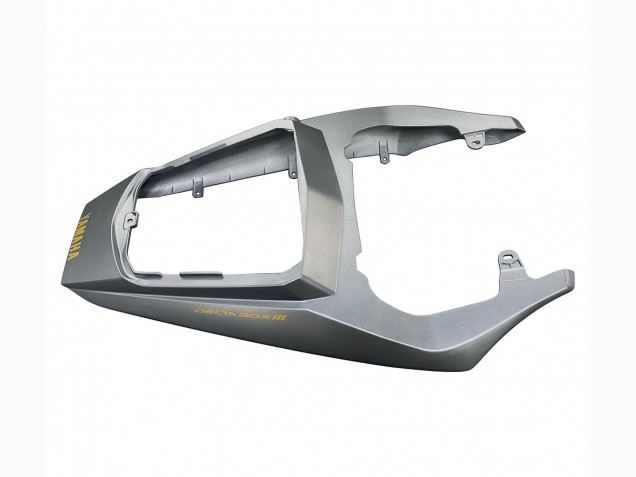 Yamaha YZF R6S Motorrad Verkleidung 2006-2009 - Matt Grau Matt Schwarz Gold Aufkleber