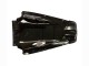 Yamaha YZF R6S Motorrad Verkleidung 2006-2009 - Glanzendes Schwarz Matt Schwarz Gold Aufkleber