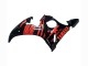 Yamaha YZF R6S Motorrad Verkleidung 2006-2009 - Glanzendes Schwarz Rot