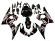 Yamaha YZF R6 Motorrad Verkleidung 2003-2004 - Glanzendes Schwarz Rot Weiss Lucky Strike Motul
