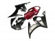 Yamaha YZF R6S Motorrad Verkleidung 2006-2009 - Rot Matt Schwarz
