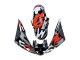Yamaha YZF R6S Motorrad Verkleidung 2006-2009 - Schwarz Rot Grau Camouflage