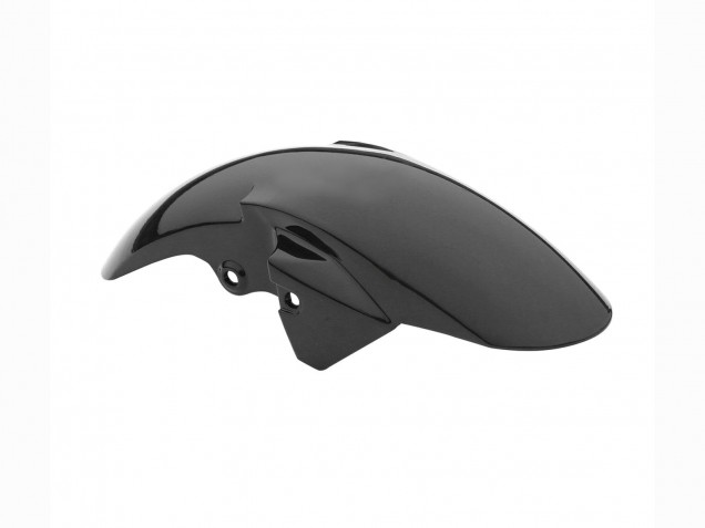 Yamaha YZF R6S Motorrad Verkleidung 2006-2009 - Glanzendes Schwarz Matt Schwarz