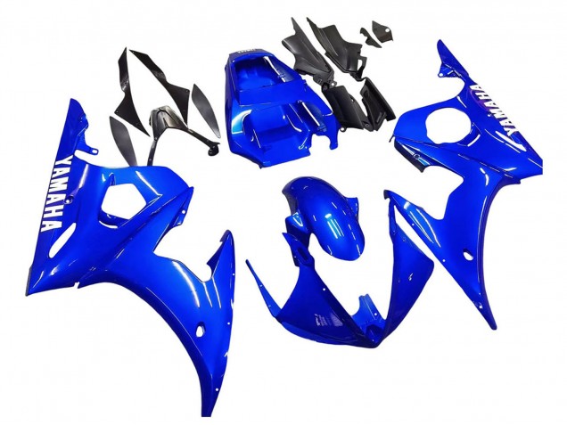 Yamaha YZF 600 R6 Motorrad Verkleidung 2005 - Blau