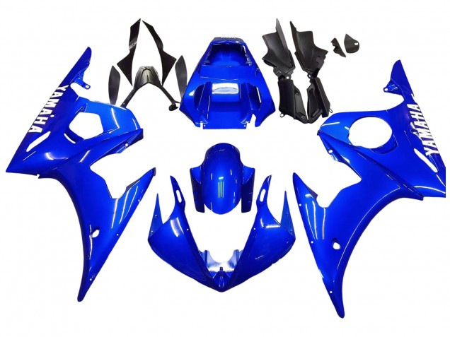 Yamaha YZF 600 R6 Motorrad Verkleidung 2005 - Blau