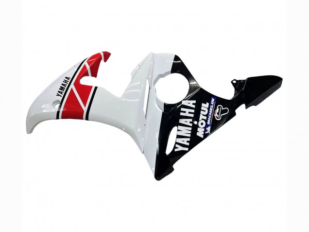 Yamaha YZF 600 R6 Motorrad Verkleidung 2005 - Weiss Schwarz Rot Motul