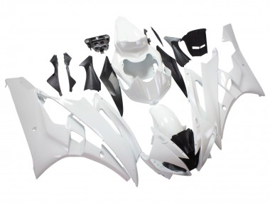 Yamaha YZF 600 R6 Motorrad Verkleidung 2006-2007 - Weiss