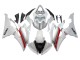 Yamaha YZF 600 R6 Motorrad Verkleidung 2008-2016 - Weiss Rot
