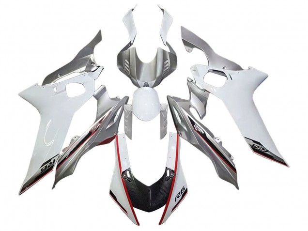 Yamaha YZF 600 R6 Motorrad Verkleidung 2017-2025 - Silber Weiss Rot Schwarz