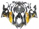 Yamaha YZF 600 R6 Motorrad Verkleidung 2017-2025 - Gold Schwarz Carbonfaser