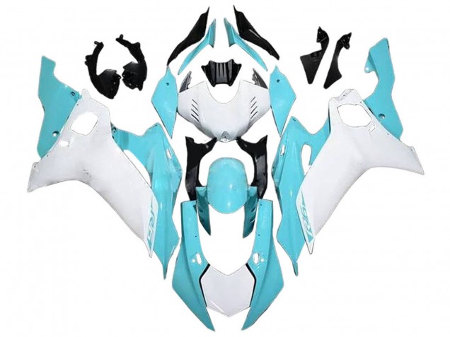 Yamaha YZF 600 R6 Motorrad Verkleidung 2017-2025 - Weiss Hellblau