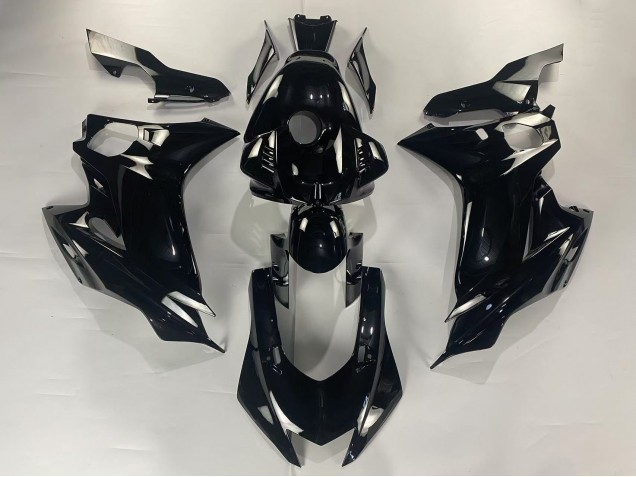 Yamaha YZF 600 R6 Motorrad Verkleidung 2017-2023 - Glanzendes Schwarz