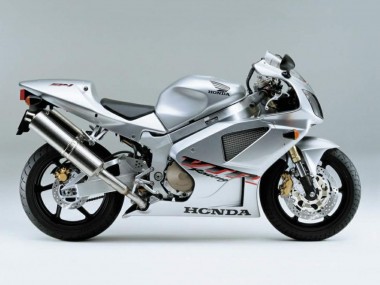 Honda VTR1000 Motorrad Verkleidung 2000-2006 - Silber Weiss Rennen